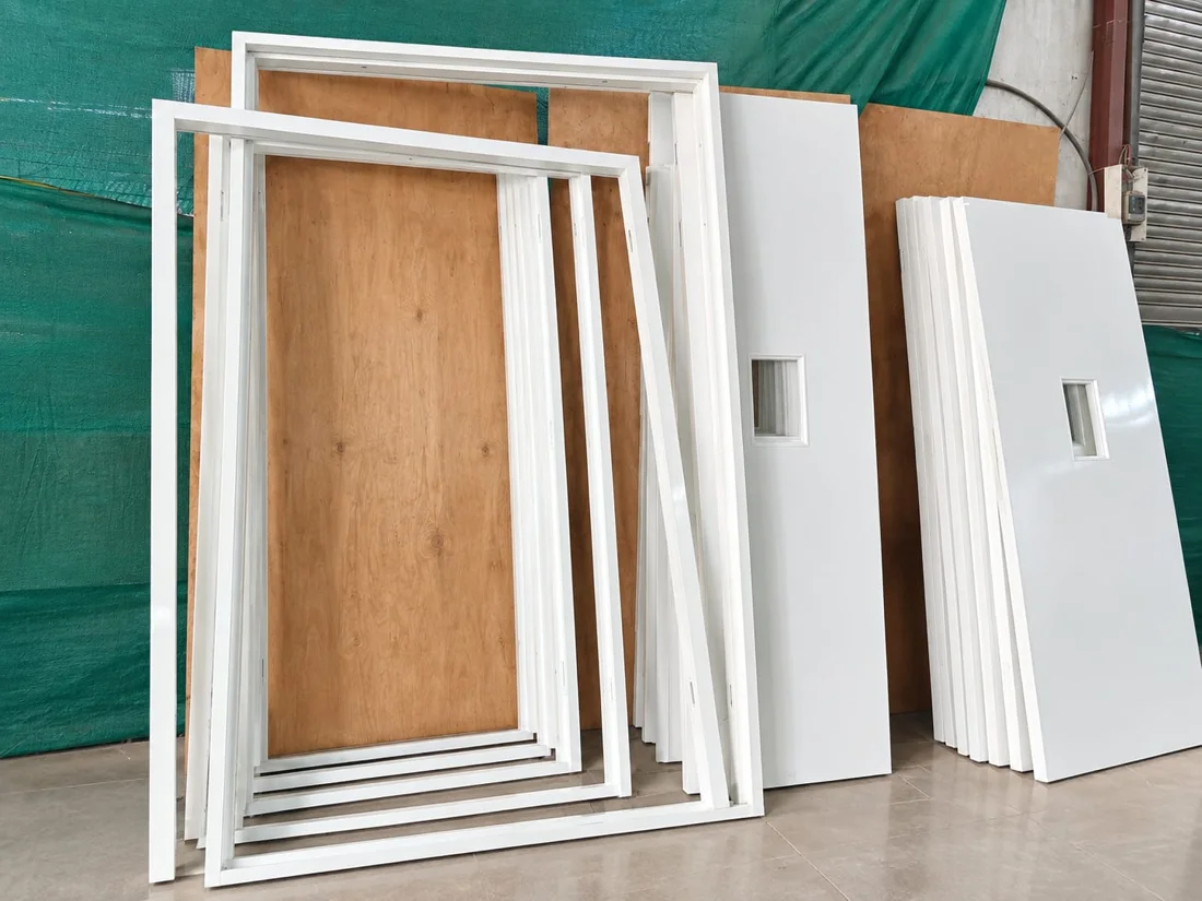 Door frames and panels